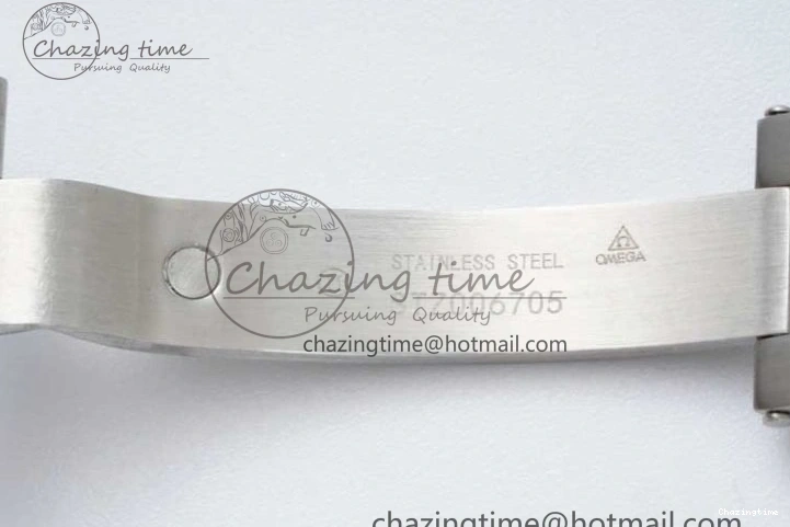 0405 UrbanChic Speedmaster Racing Master SS HKF Best Edition Blue Black Dial on SS Bracelet A 7808